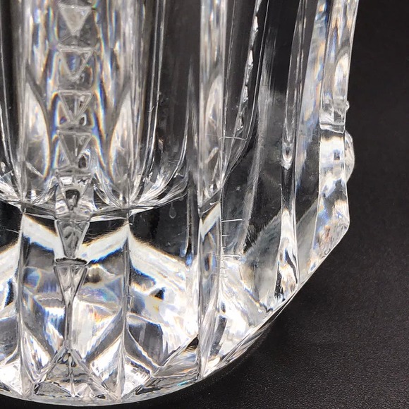 JG Durand Cristal D'Arques 11 3/4" Crystal Vase Vincennes Pattern Made in France - Picture 7 of 12